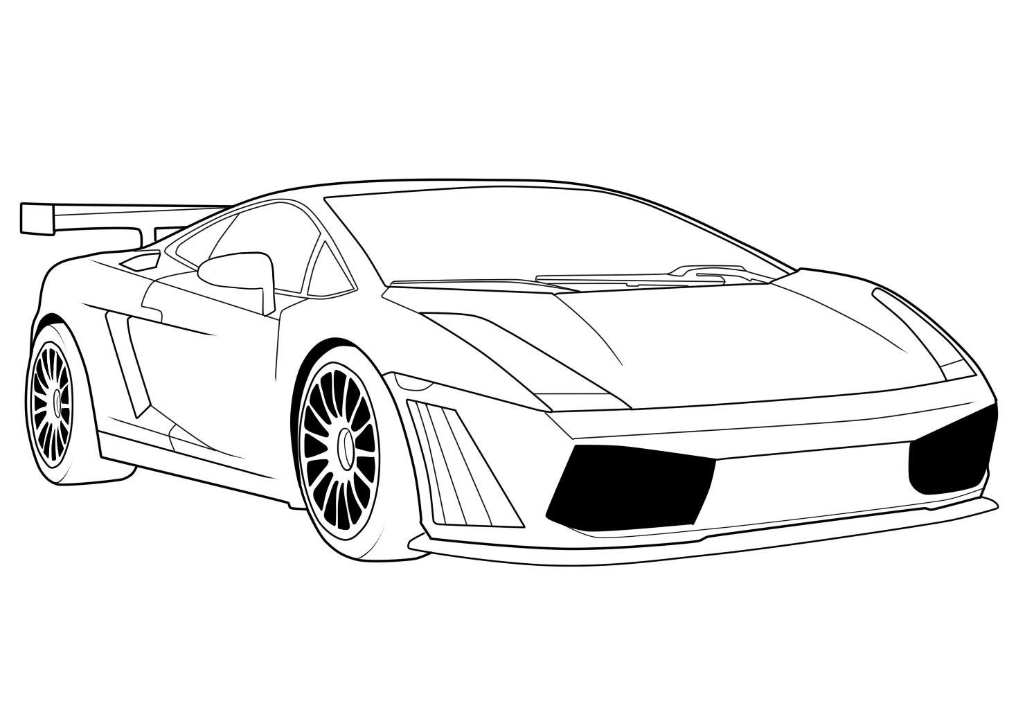 Dessin dessin de Lamborghini