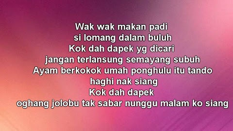 lirik lagu gadis jolobu