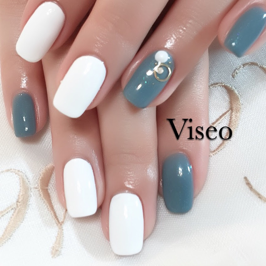 夏はやっぱり白 恵比寿 広尾プライベートネイルサロン Viseo ヴィセオ