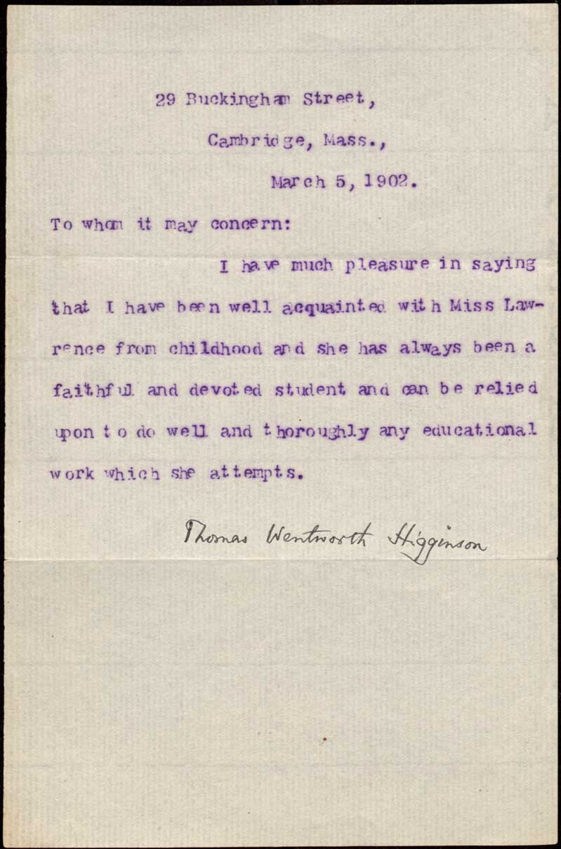 Writings of Thomas Wentworth Higginson, 1865-1910: March 5 ...