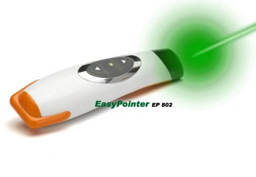 Easypointer EP802 RF Wireless Presentation Remote with Built-in GREEN Laser Pointer
