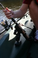 RAM Rod Holder with a NuCanoe Mount