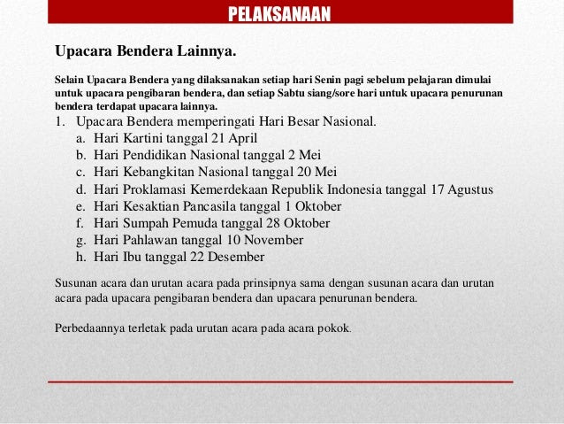 Pedoman upacara bendera