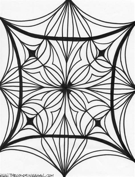 kaleidoscope adult coloring pages