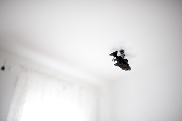 helicopter in the house