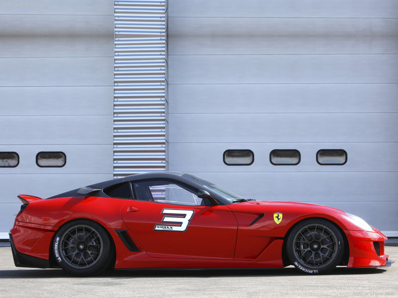 2010 Ferrari 599XX Car Side View