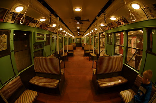 Old subway car