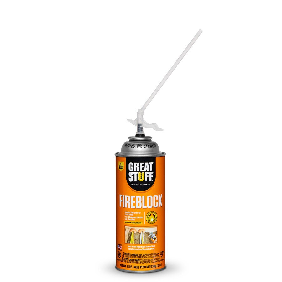 Great Stuff Fireblock 12oz 12 Oz Spray Foam Insulation In The Spray Foam Insulation Department At Lowes Com