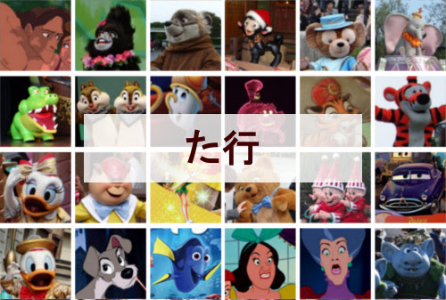 ディズニーキャラクター一覧 た行 全36種類 ディズニー裏話 雑学 トリビアが2 000話以上 ディズニーブログ じゃみログ