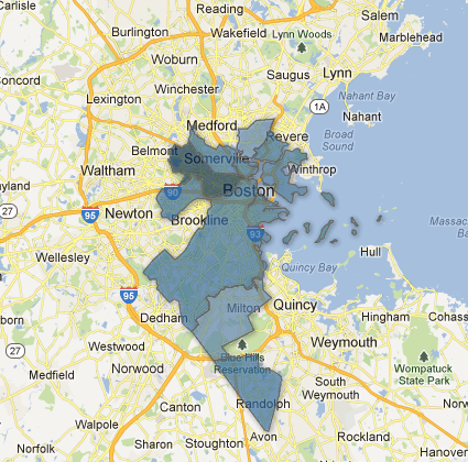 Chart MA 7th Congressional District Map