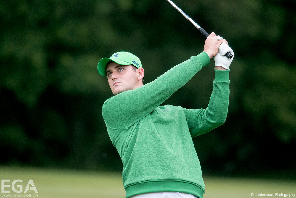 Naas' Conor O'Rourke in action at Walton Heath. Picture © Leaderboard Photography