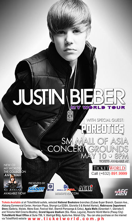 justin bieber live in manila 2011. My World Tour: Justin Bieber