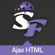 Star Flare - Ajax Portfolio Template - ThemeForest Item for Sale
