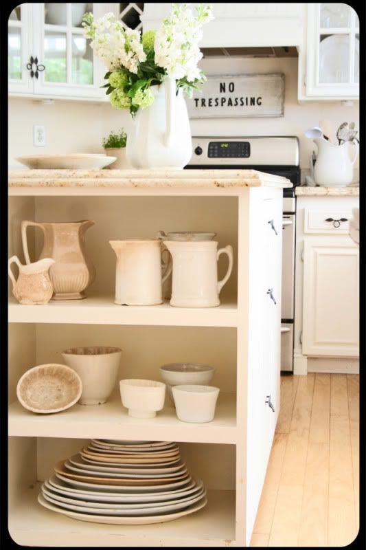 cottage kitchen storage. The Old Painted Cottage