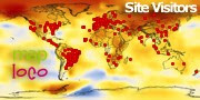 Locations of Site Visitors