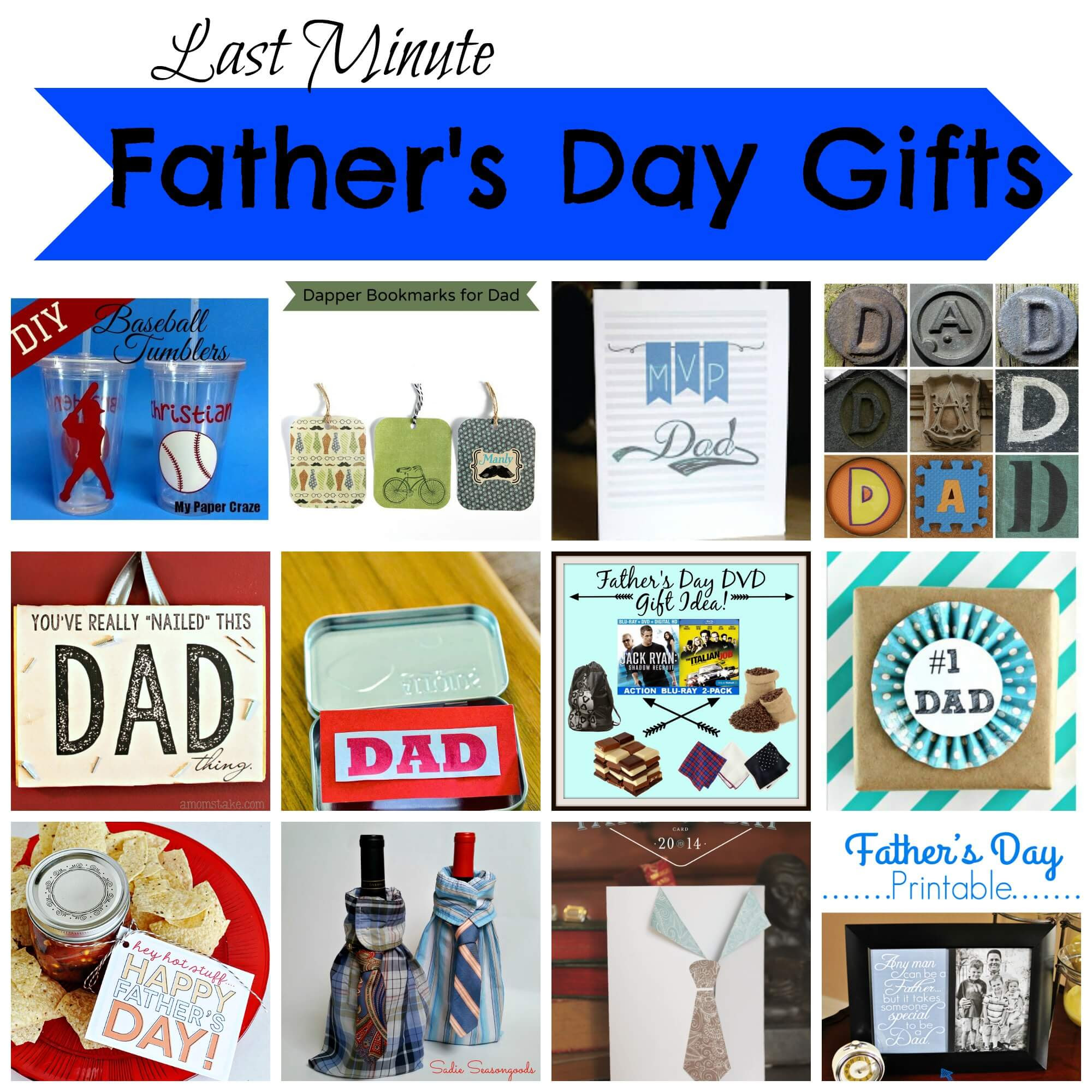 Last Minute Fathers Day Gifts - Nap-time Creations