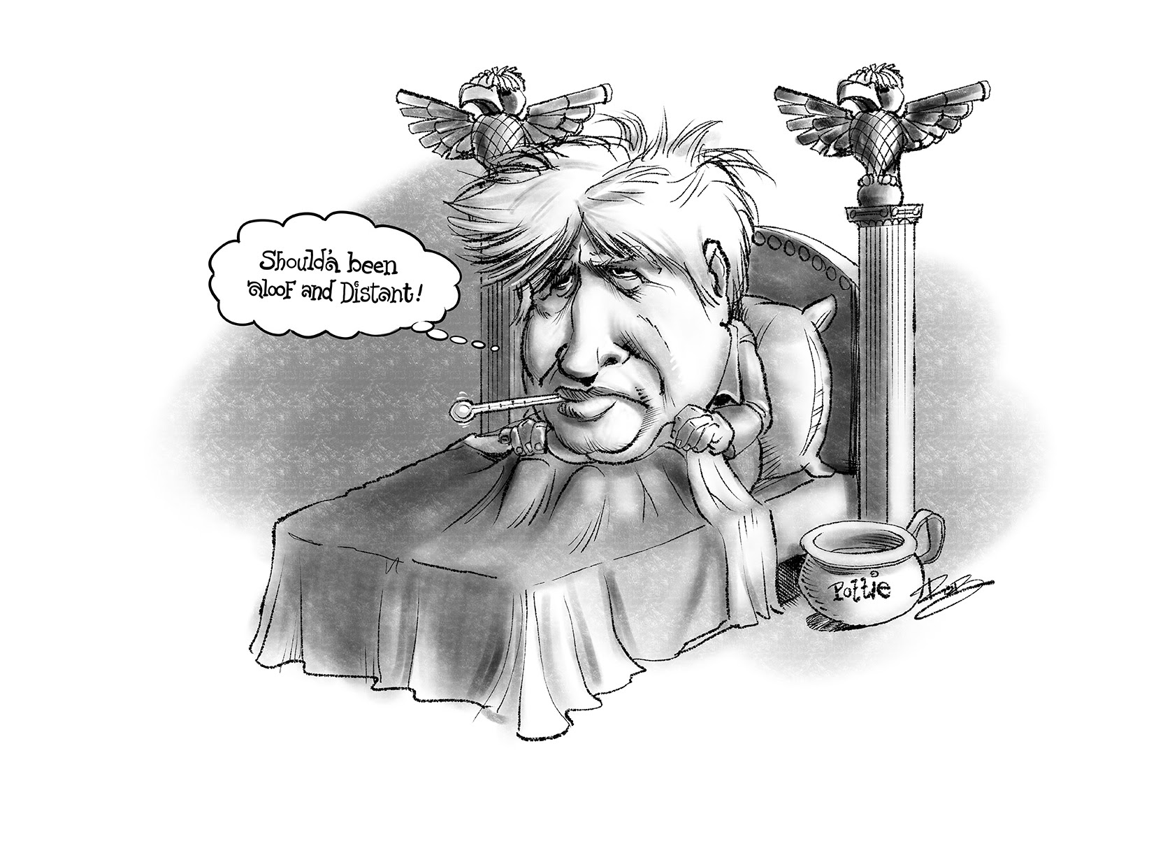political cartoon