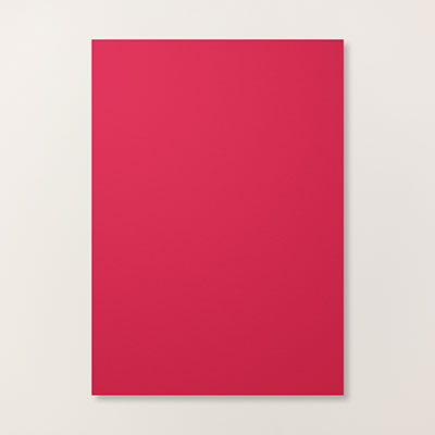 Real Red A4 Card Stock