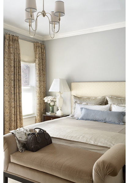 Great Color: Soothing Blue Gray in the Bedroom