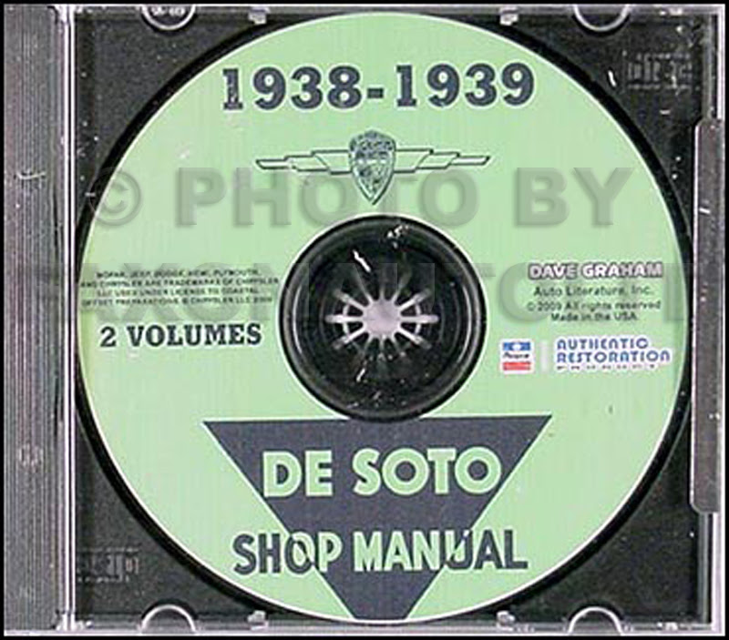 CD 19381939 De Soto Repair Shop Manual