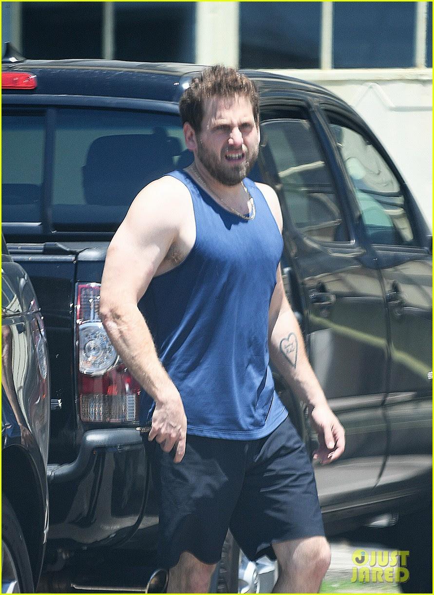 Jonah Hill Looks So Buff, Bares Slim Physique in a Tank ...