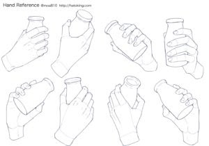 手のイラスト資料集 Hand Reference Hato King