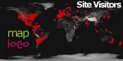 Locations of Site Visitors