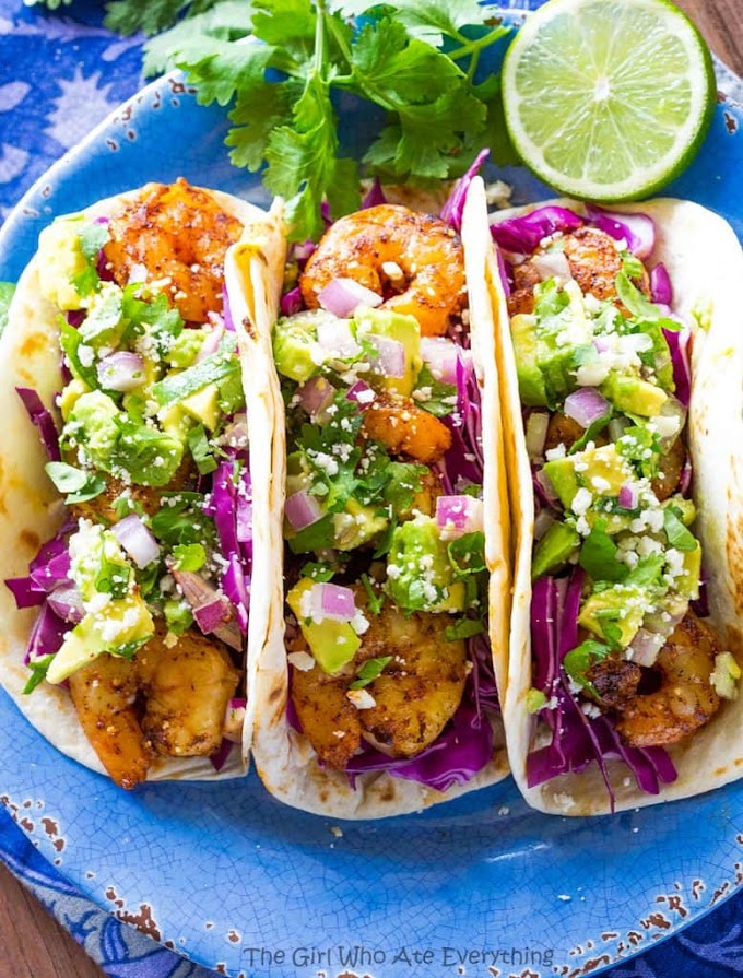 GRILLED SHRIMP TACOS