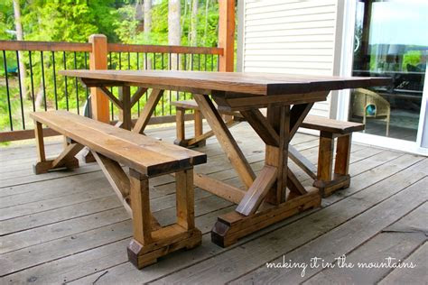 ana white fancy x farmhouse bench