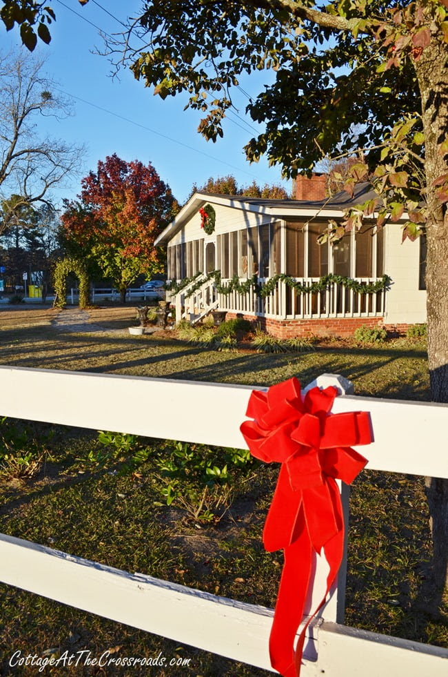Cottage At The Crossroads-Outdoor Christmas Decor - Cottage at the Crossroads-How I Found My Style Sundays- Christmas Edition- From My Front Porch To Yours