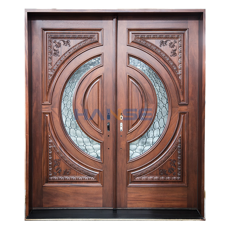 pix Carving Front Door Teak Wood Main Door Designs For Houses foshan hanse industrial co ltd alibaba com