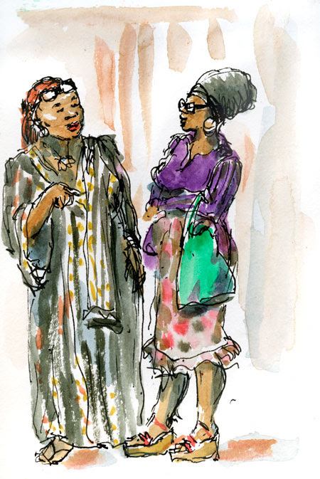 bus stop ladies