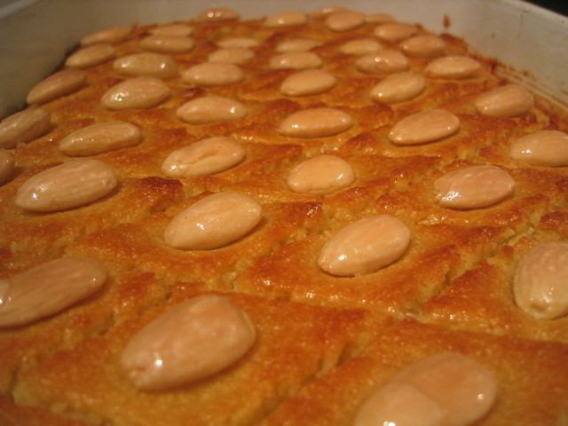 Ravani Gateau Semoule Amandes Au Bout Du Monde