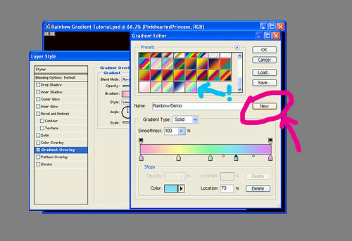 Rainbow Gradient Tutorial 6