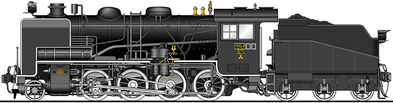 蒸気機関車イラスト集