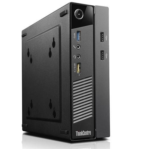 Lenovo ThinkCentre M73 10AY001RUS Tiny Desktop (2.9GHz Intel Core i3-4130T Processor, 4 GB RAM, 500 GB Hard Drive, No Optical Drive, Windows 7 Pro 64-bit) Black