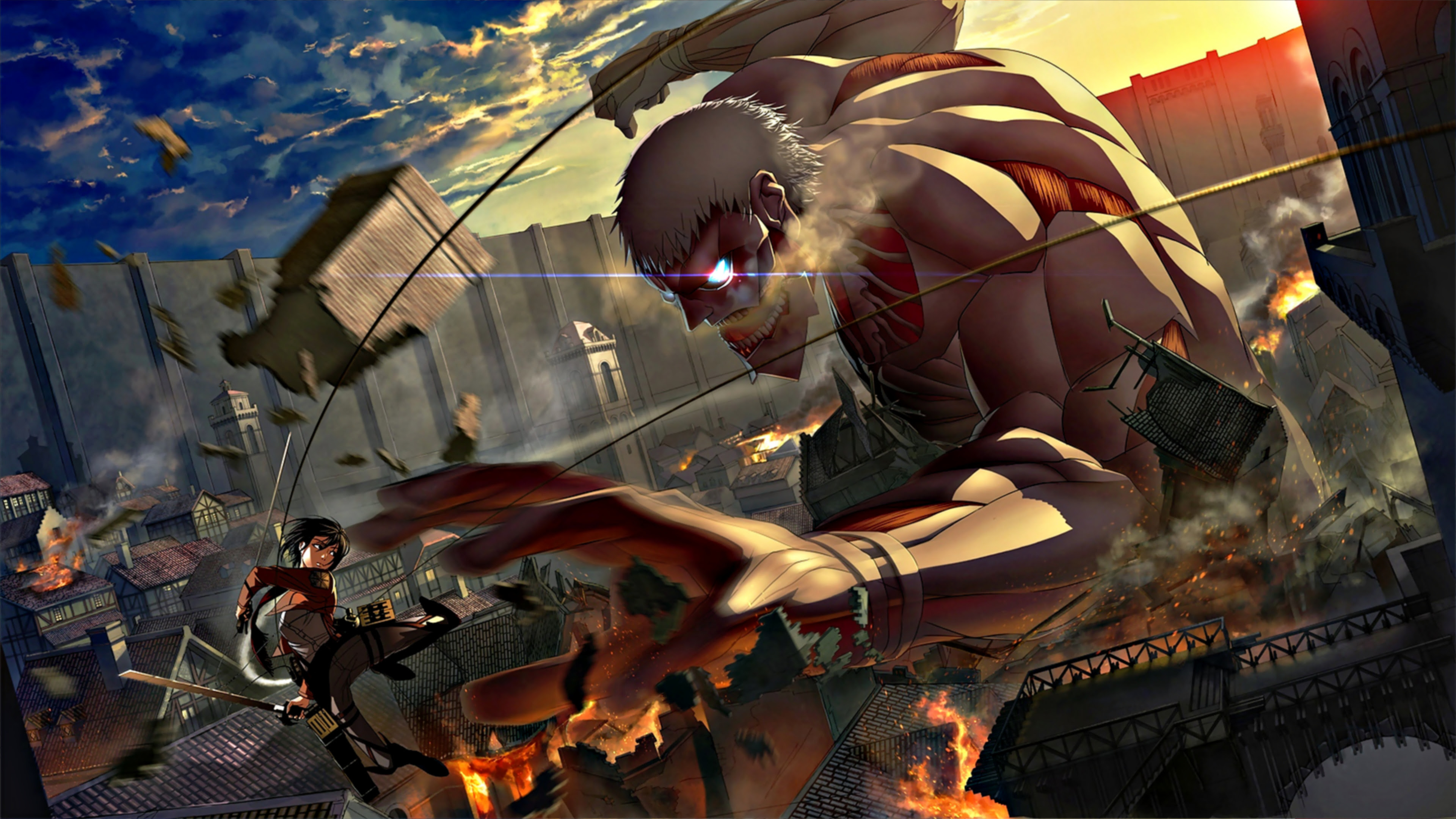 4k Edit Armored Titan Wallpaper Shingekinokyojin