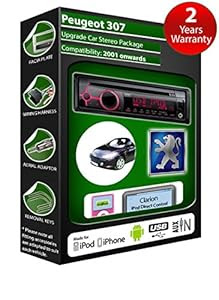 Review and Buying Guide of Clarion  Peugeot 307 CD player car stereo USB radio play iPod iPhone Android kit Review - 
