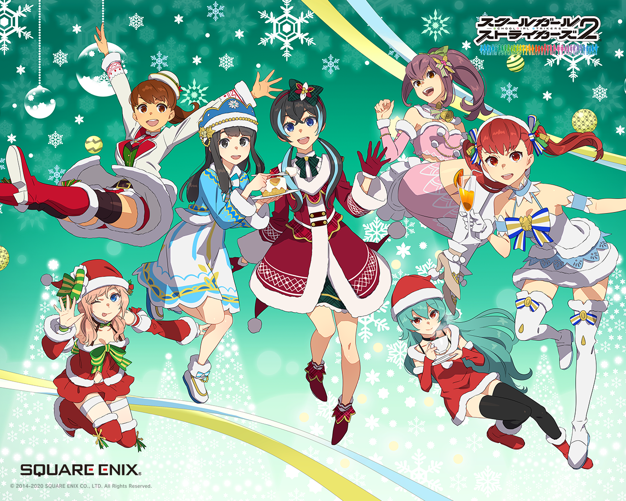 年クリスマス壁紙 追加 スクールガールストライカーズ2 スクスト2 Square Enix 公式サイト