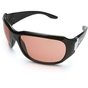 Edge Eyewear Civetta Safety Glasses - Black Frame, Copper Driving Lens YC115