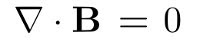 Ley de Gauss para el campo magnético