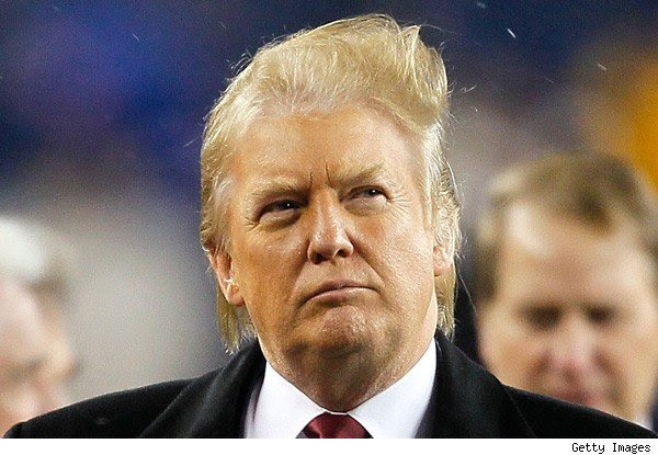 donald trump hair blowing in the wind. BLOWIN#39; IN THE WIND