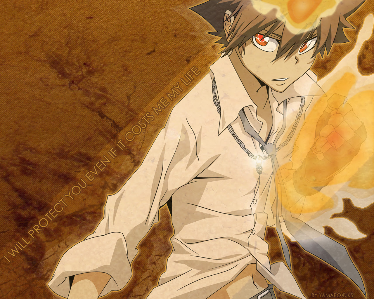 Tsunayoshi 'Tsuna' Sawada - Katekyo Hitman Reborn! 1280x1024