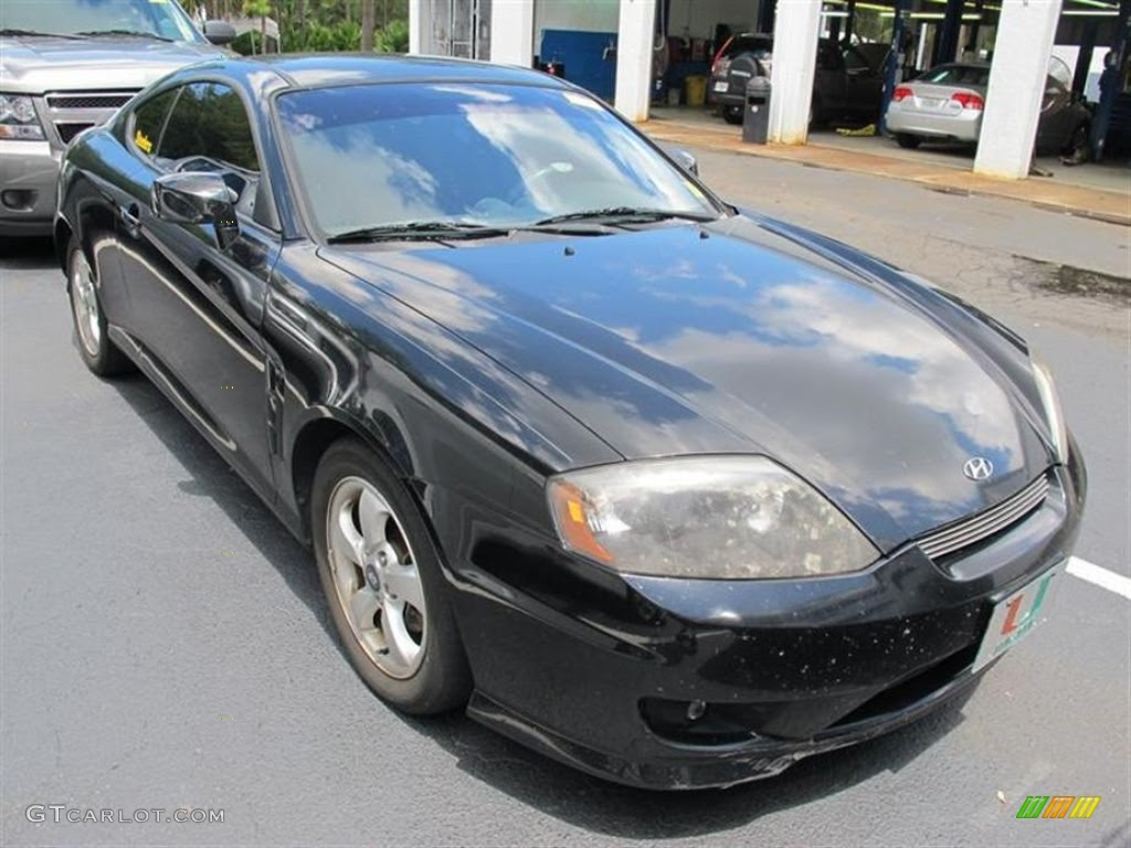 2006 Obsidian Black Hyundai Tiburon GS #51856064 ...