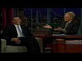 Barack Obama on David Letterman