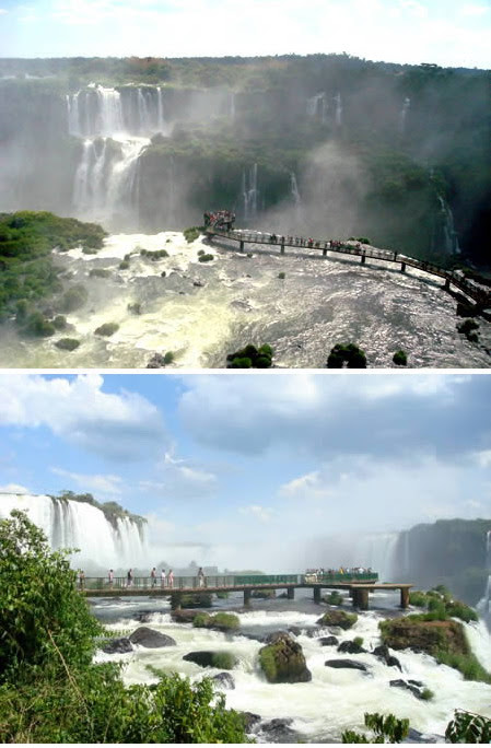 Platform Gantung Air Terjun Iguazu