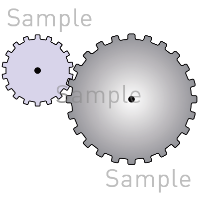歯車の無料イラスト素材 登録不要のイラストぱーく