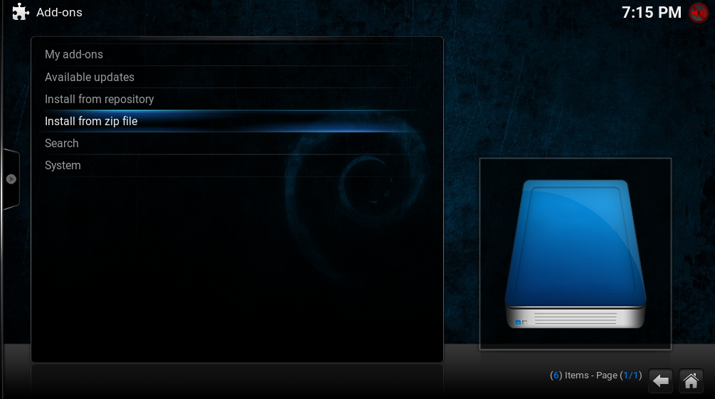 kodi install from zip file