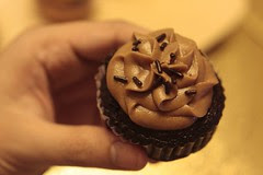 pear coffee cupcake