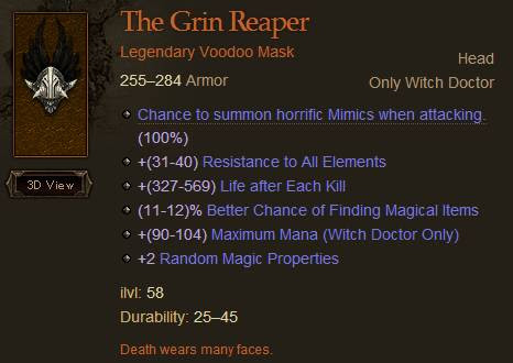 The Interesting Legendary Diablo 3 Itmes